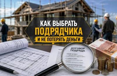 Как выбрать подрядчика для строительства дома и не потерять деньги в 2026