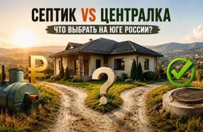 Септик или центральная канализация: что выбрать на Юге России?